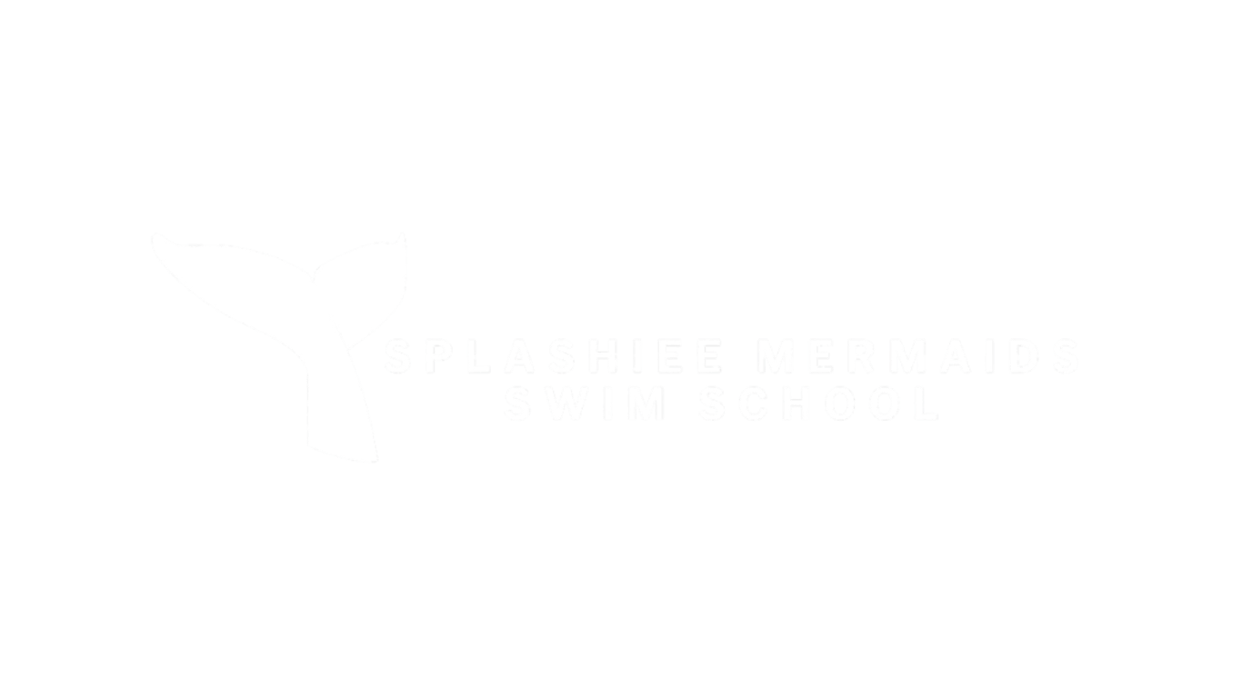 Dynamic SEO Splashiee Mermaid Swim School White Logo
