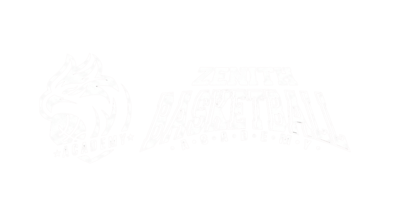 Zenith Basketball Academy White Logo